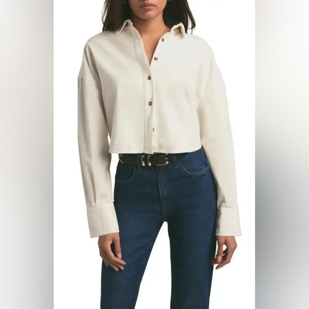 Favorite Daughter THE CROP EX-BOYFRIEND Top